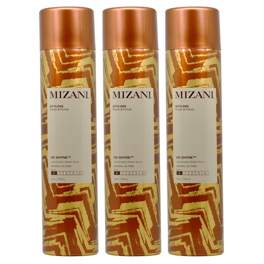Mizani Hd Shyne Lightweight Sheen Hairspray 9Oz (Pack Of 3) - Walmart.com