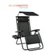thumbnail image 1 of Silla Camastro Plegable Tecnologia Gravedad Cero Reclinable con sombrilla negro 6.49 pulg Elly Decor SO-SGCCD-BE, 1 of 10