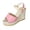 Pink, variant on Women's Fashion Casual Summer Arrival Solid Color Trendy Versatile High Heel Sandals Black 5.5