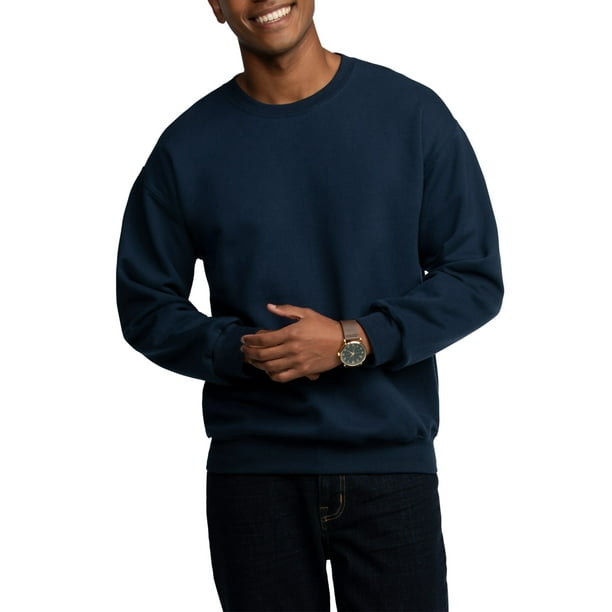 Fruit of the Loom - Fruit of the Loom Men's EverSoft Fleece Crew Sweatshirt, Up to Size 4XL 