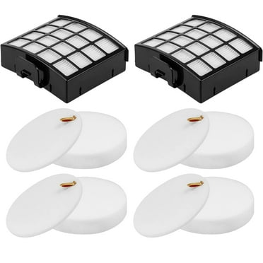 Filter Replacement for Shark Vertex DuoClean PowerFin Upright Vacuum AZ2000, AZ2000W, Part XFFKAZ2000, XHFAZ2000, 4 Foam, 4 Felt, 2 HEPA Filters