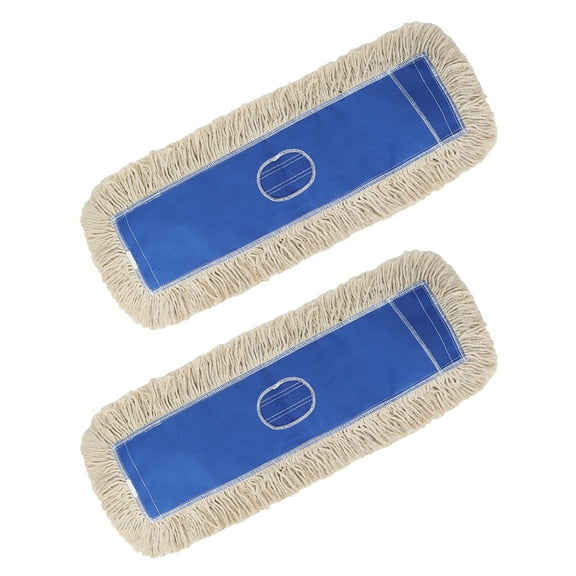 Commercial Microfiber Dust Mop Pad: 24 in Medium Commercial Replacement Mop Head, Reusable Sweeper and Janitorial Replacement for Industrial Floor Dust mop Series