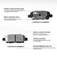 thumbnail image 4 of Front & Rear Ceramic Brake Pads For 2013 2012 2011-2009 Infiniti G37 AWD Sedan, 4 of 4