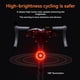 thumbnail image 5 of Luces LED Rojas y Blancas para Ciclismo, Juego de Luces Recargables para Bicicleta, por USB., 5 of 5