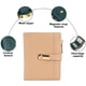 thumbnail image 3 of Monedero pequeño y compacto de cuero para mujer con ventanas de identificación, cartera para tarjetas de crédito, 3 of 5