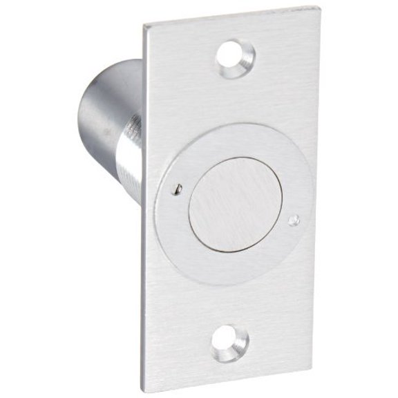 Rockwood 570.26D Brass Dust Proof Strike, 1-3/8" Width x 2-7/8" Length x 2-1/8" Height, Satin Chrome Plated Finish