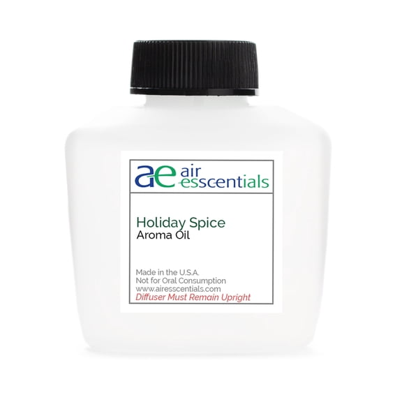 Air Esscentials Holiday Spice Aroma Oil for Diffusers & Scent Machines, Warm Holiday Scent, Christmas in July, 100mL