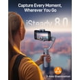 thumbnail image 2 of iSteady X3 SE Gimbal Stabilizer for iPhone, Phone Stabilizer with Detachable Remote Control, Portable Foldable 3-Axis Phone Gimbal for Android & iPhone 16 15 Pro Max, Ideal for Travel Vlogging, Grey, 2 of 18