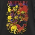 thumbnail image 2 of Girl's The Nightmare Before Christmas Character Collage Poster  Graphic Tee Black Medium, 2 of 4