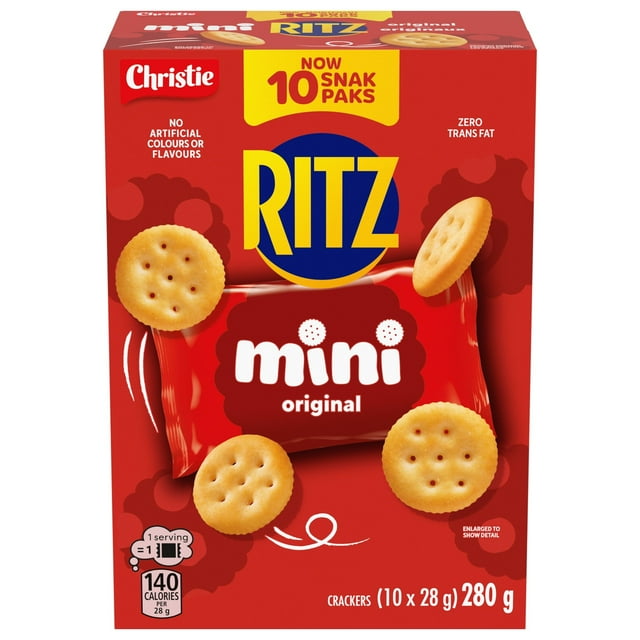 Ritz Mini Original Crackers, Snack Packs, School Snacks