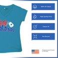 thumbnail image 6 of Lady Veteran Women's V-Neck T-shirt Veteran's Day USA Military Honor Proud Army Mom Air Force Wife American Patriotic Tee, 6 of 7