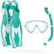 thumbnail image 1 of Set de snorkel Cressi Tinetto Rocks Dry S/M verde aqua, 1 of 4