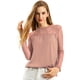 thumbnail image 1 of CamiDe GaCon Cuello Redondo Y BluCampesiDe ManLarCon Panel Floral De Encaje PaMujer Rooscuro L, 1 of 6