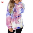 thumbnail image 1 of Sudadera con capucha estampada teñida Suéter con capucha casual de mujer Sudadera con capucha de manga larga Top kenally AP000139-22B, 1 of 7