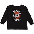 thumbnail image 3 of Inktastic Future Basketball Star Boys or Girls Long Sleeve Toddler T-Shirt, 3 of 5