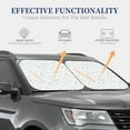 thumbnail image 4 of Fotbe Household Appliances 2-Piece Car Windshield Sun Shade | Sun Blocker for Car Windshield | Foldable Automotive Interior Accessories for Sun Protection-Large, 4 of 7