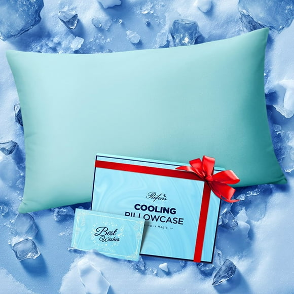 Funda de almohada refrescante Rifens Ice Cooling para personas que duermen en caliente King