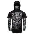 thumbnail image 1 of Playeras Cuello V Para Hombre, Conjunto De Dos Piezas De Camiseta Y Pantalones Cortos De Manga Corta Con Estampado Masculino, Camisa Estampada Y Pantalón Corto., 1 of 4