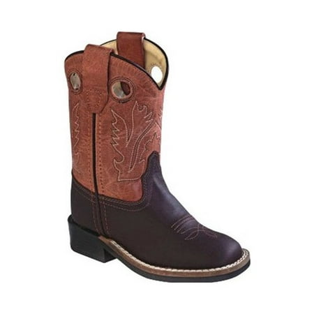 Infant Old West 6 Inch Broad Square Toe Cowboy Boot - (Best Square Toe Cowboy Boots)