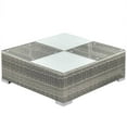 thumbnail image 3 of vidaXL 8 Piece Garden Lounge Set with Cushions Poly Rattan Grey, 3 of 3