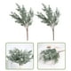 thumbnail image 3 of 2 tallos de eucalipto artificiales, hojas de eucalipto artificiales, suministros para arreglos florales, 3 of 8