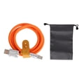 thumbnail image 3 of USB C Fast Charging Cable, Multifunction Thickened One Piece Interface 66W  Type C Charging Cord  For Camera For Mobile Phone Black,White,Yellow,Orange,Blue, 3 of 8