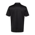 thumbnail image 3 of Adidas Mens 3-Stripes Chest Polo, XL, Black/White, 3 of 3
