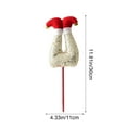 thumbnail image 3 of karymi Santa Leg Christmas Tree Ornament 11.81 Inch Red Decoration with Insertion Rod for Festive Holiday Tree Decor Christmas Gifts Super Savings Week Super Savings Week up to 90% off, 3 of 6