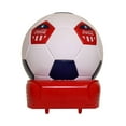 thumbnail image 6 of Coca-Cola Soccer Ball Mini Fridge, 5 Can Beverage Cooler White Red Black, 6 of 11