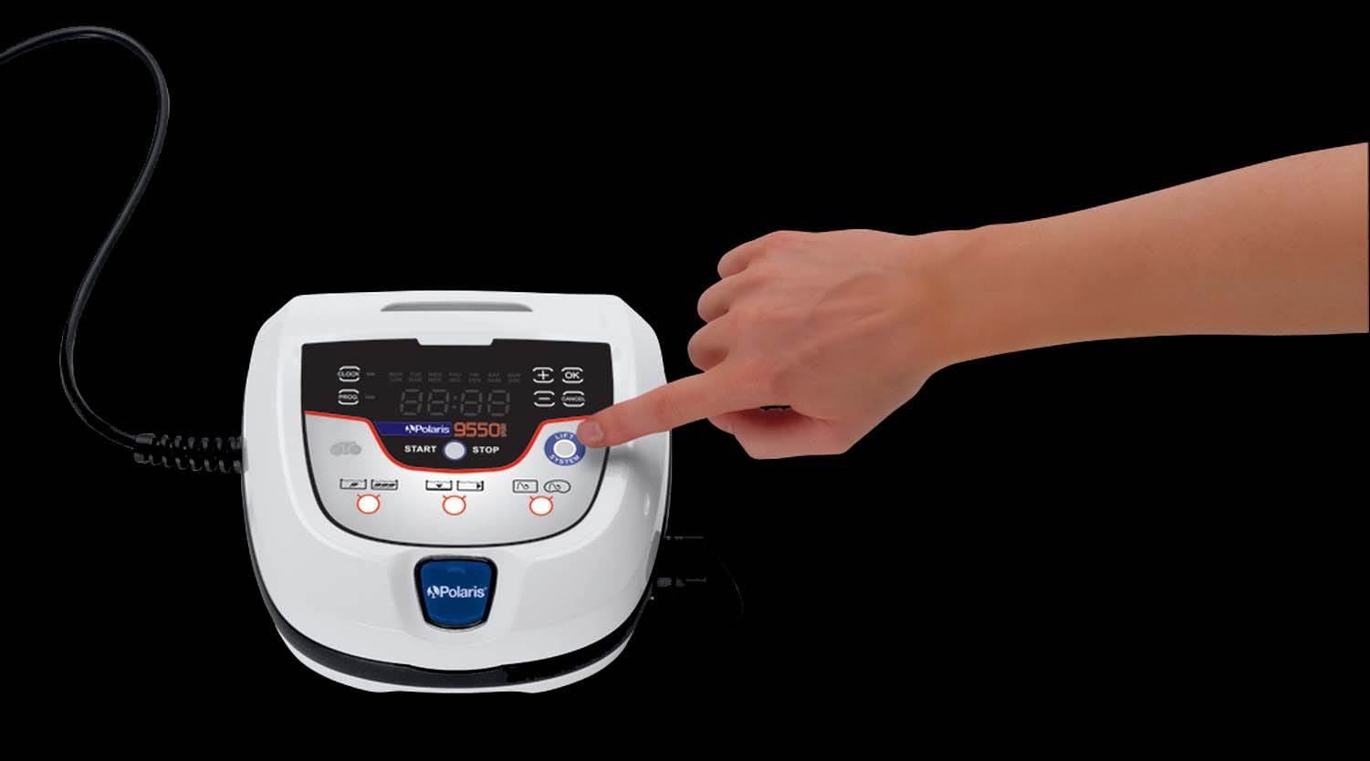Polaris F9550 Sport Robotic Inground Swimming Pool Cleaner with Remote & Caddy