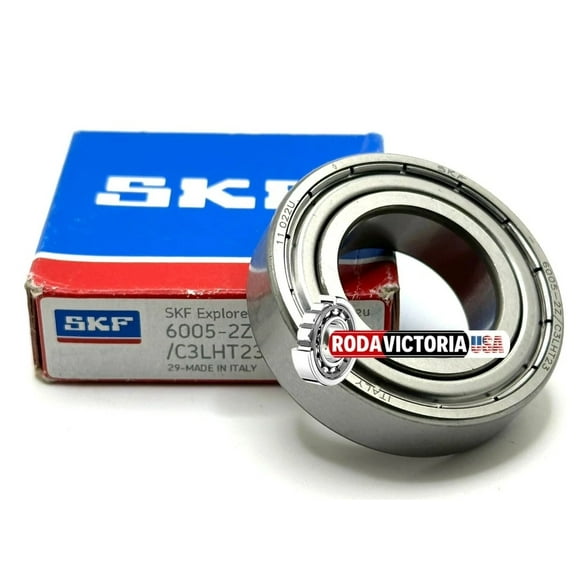 SKF 6005 ZZ/C3 LHT23 DEEP GROOVE BALL BEARING, METAL SHIELDED 25x47x12mm