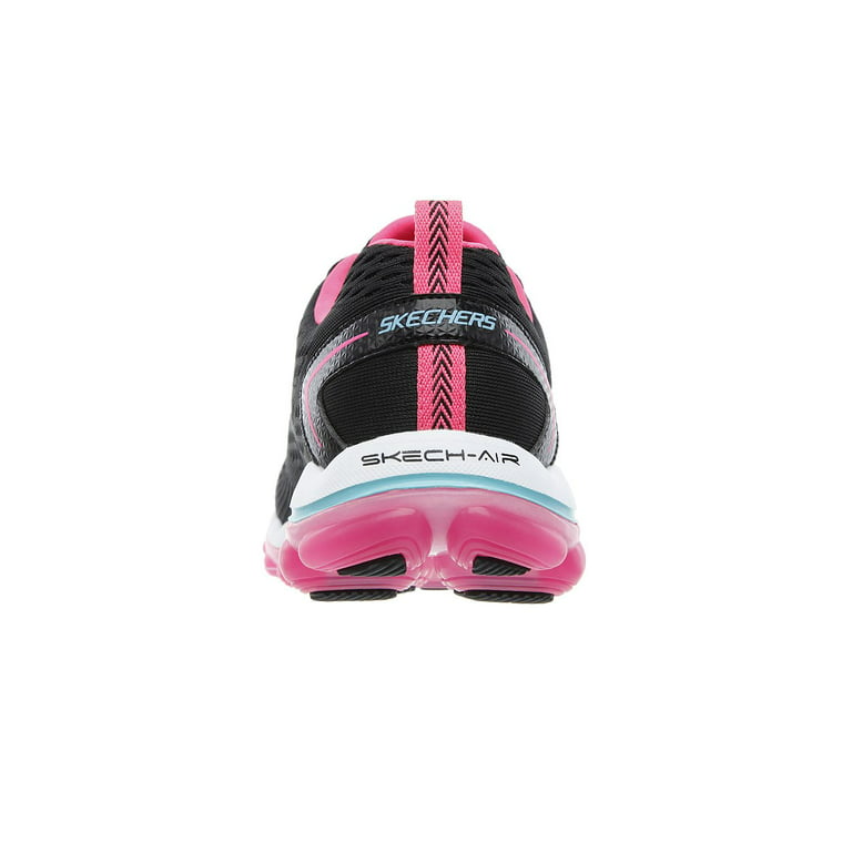 Skechers Women's Skech Air Aim High Fashion Sneaker,Black Mesh/Hot Pink M US - Walmart.com