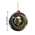 thumbnail image 2 of Grinch Christmas Decorations Christmas Acrylic Green Monsters Decorations, Acrylic Flat Christmas Tree Hanging Ornaments, Single Side Printed Pendant For Tree / Car / Backpacks, 2 of 7