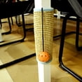 thumbnail image 2 of Cats Scratch Mat Practical Cat Scratcher Pad Toy Sisal Hemp Round Color Ball Decor Furniture Sofa Table Protector Hook and Loop Mat Pet Supplies (Single Color), 2 of 4