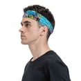 thumbnail image 3 of Naloa Corals and Tropical Fish Fashionable Sport Sweatband for Running, Yoga, Basketball - Head Circumference 19.6-22.4 inches, 3 of 9