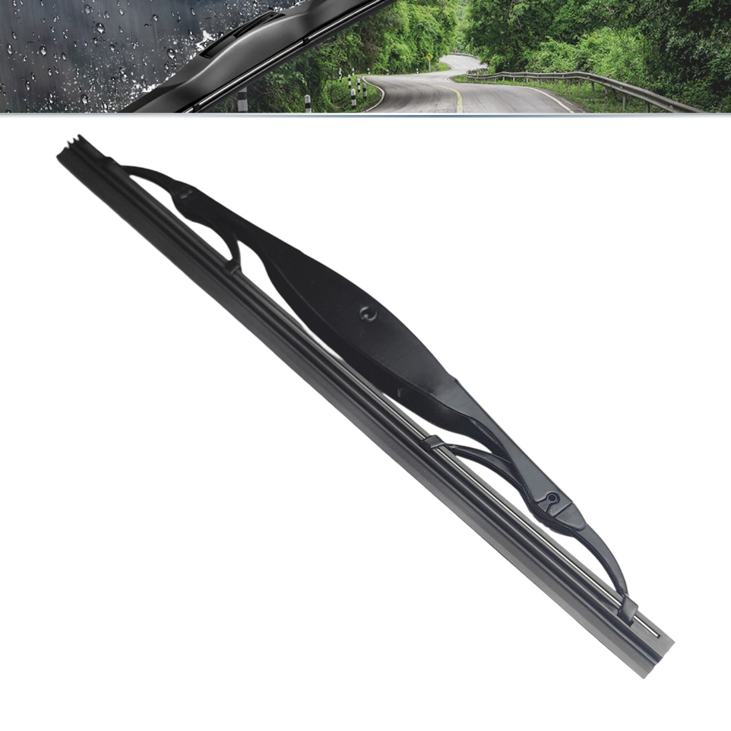 SOCOOL 3 wipers Fit For Hummer H3 2006, Front Rear Windshield Wiper Blades Replacement 17+16+S10 (Set of 3),Y03W6T7W