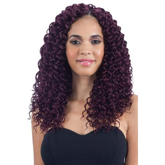 MULTI PACK DEALS! FreeTress Synthetic Hair Crochet Braids Beach Curl 12"" (4-PACK, OT27)