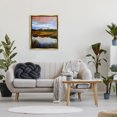 thumbnail image 2 of Stupell Industries Cloudy Pond Mountain Peaks Coastal Photography Gold Floater Framed Art Print Wall Art, 2 of 6