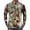 Camel, variant on Realistic Tree Bark Camo Quarter Zip Pullover for Men, Long Sleeve Hunting Fishing Jersey with Moisture Wicking Quick Dry Fabric - Lightweight Outdoor Athletic Performance Tops Camel XL