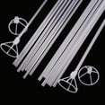 thumbnail image 1 of 50 palitos de globo de 30 cm en PVC transparente para globos con copas, 1 of 5