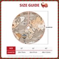 thumbnail image 2 of Sikiie World Map With Animals Christmas Tree Skirt, Christmas Tree Decorations, Christmas Decor, Tree Mat Decoration(30-48IN)-30", 2 of 6