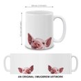 thumbnail image 4 of WIRESTER 11 Oz Ceramic Tea Cup Coffee Mug, Baby Pig, 4 of 7
