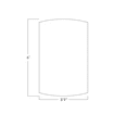 thumbnail image 3 of 6 Person Arc Rectangle Meeting Room Table Square Metal Base w/Electric, 3 of 5