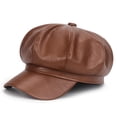thumbnail image 1 of Gorra de pintor de cabina de cuero PU Gatsby Ivy Beret Adepaton CPB-YY135-5, 1 of 5