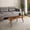 Brown, variant on Camaflexi Mid Century Modern Coffee Table Small Tabletop Wood Coffee Desk, Oak Finish