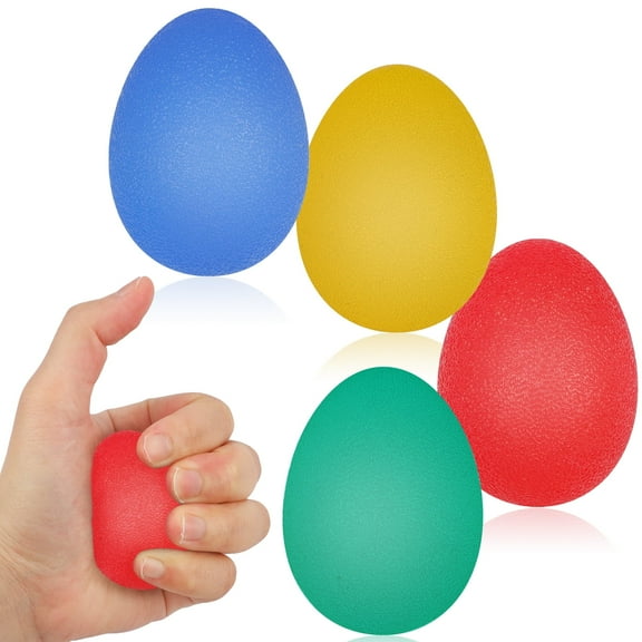 Hand Grip Strengthener Balls,4Pack Hand Exercise Ball Hand Therapy Grip Strengthener Physical Rehabilitation-Set of 4 Resistance for Athletes Climbers Musicians