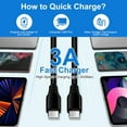 thumbnail image 5 of Samsung Charger Block 2 Port 25W Super Fast Charging Android Cable for Samsung Galaxy S25 Edge A15 A55 A35 A25 S24 Ultra A14 A54 A13 5G S23 iPhone 16 15, 60W 6FT USB C Cord Phone Wall Charger Adapter, 5 of 15