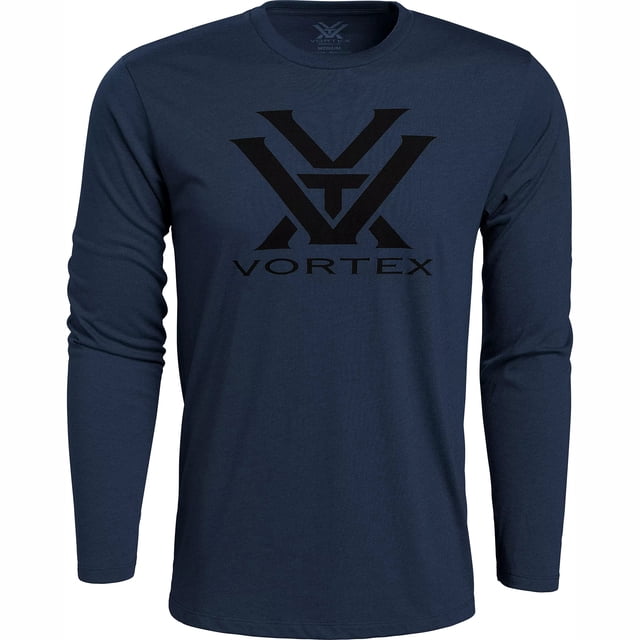 Camiseta de manga larga Vortex Core Logo azul marino talla XL