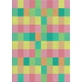 thumbnail image 1 of Ahgly Company Indoor Rectangle Patterned Copper Red Pink Novelty Area Rugs, 2' x 5', 1 of 6