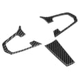 thumbnail image 2 of Steering Wheel Trim 3Pcs/Set Carbon Fiber Interior Steering Wheel Trim Fit For 5 Series G30, 2 of 8